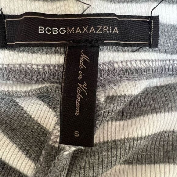 BCBGMaxazria Womens Maxi Skirt Striped Knit Elastic Waist Pull On Casual Size S - Picture 3 of 6